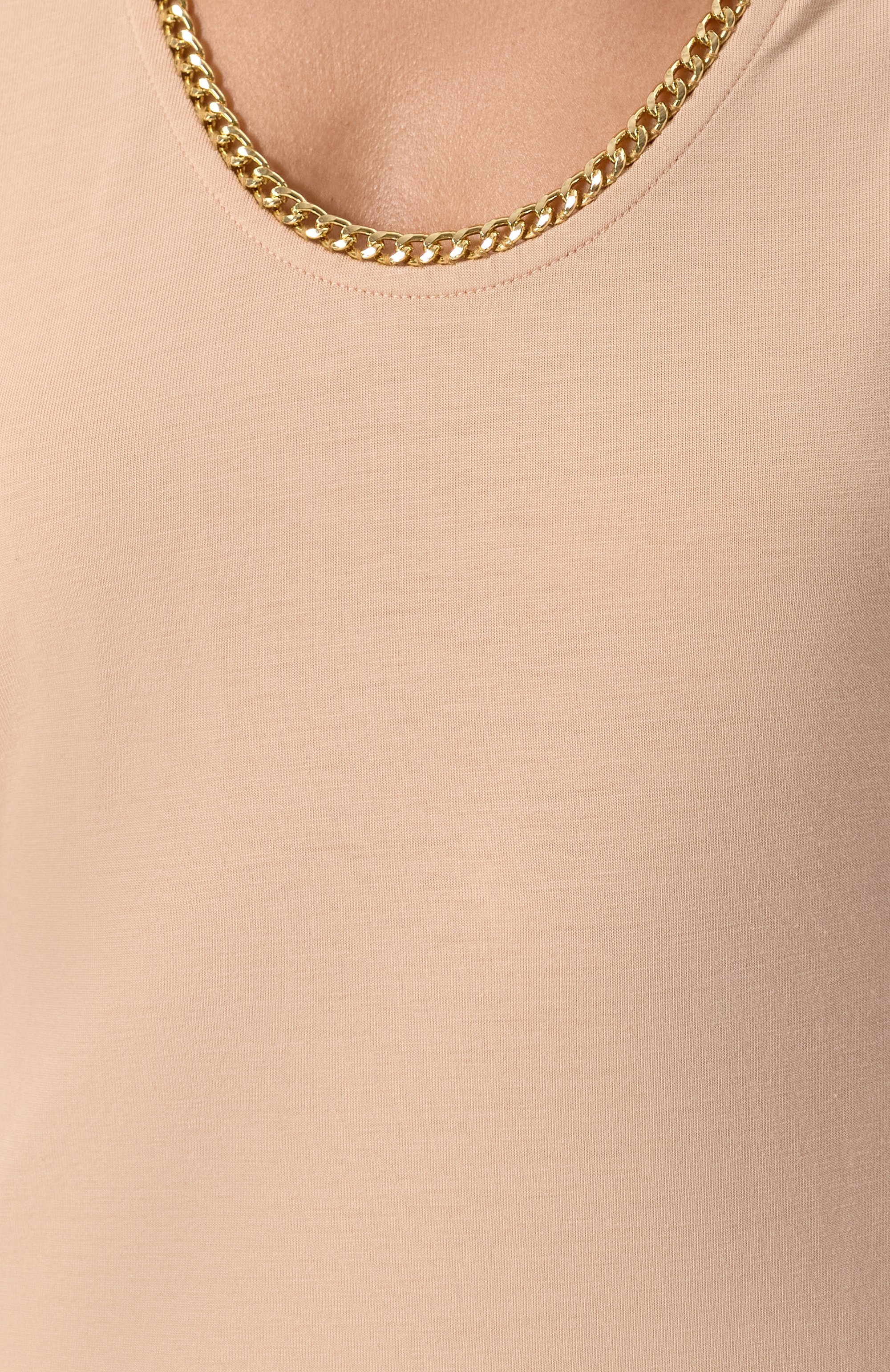 Майка из лиоцелла и хлопка BALMAIN, арт. EF0EB060/JK58, фото 5