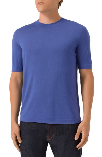 Шерстяной джемпер MVST синего цвета по цене 131000 руб., арт. M0-M25.1MM.K402/44-60, фото 3 Шерстяной джемпер MVST, арт. M0-M25.1MM.K402/44-60, фото 3