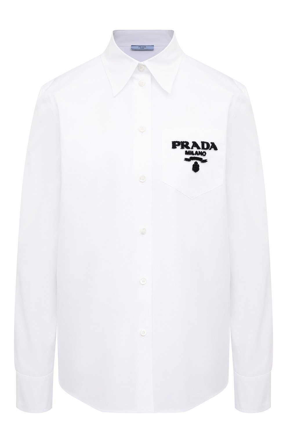 Хлопковая рубашка PRADA, арт. P437FR-1Z9P-F0009-221, фото 1
