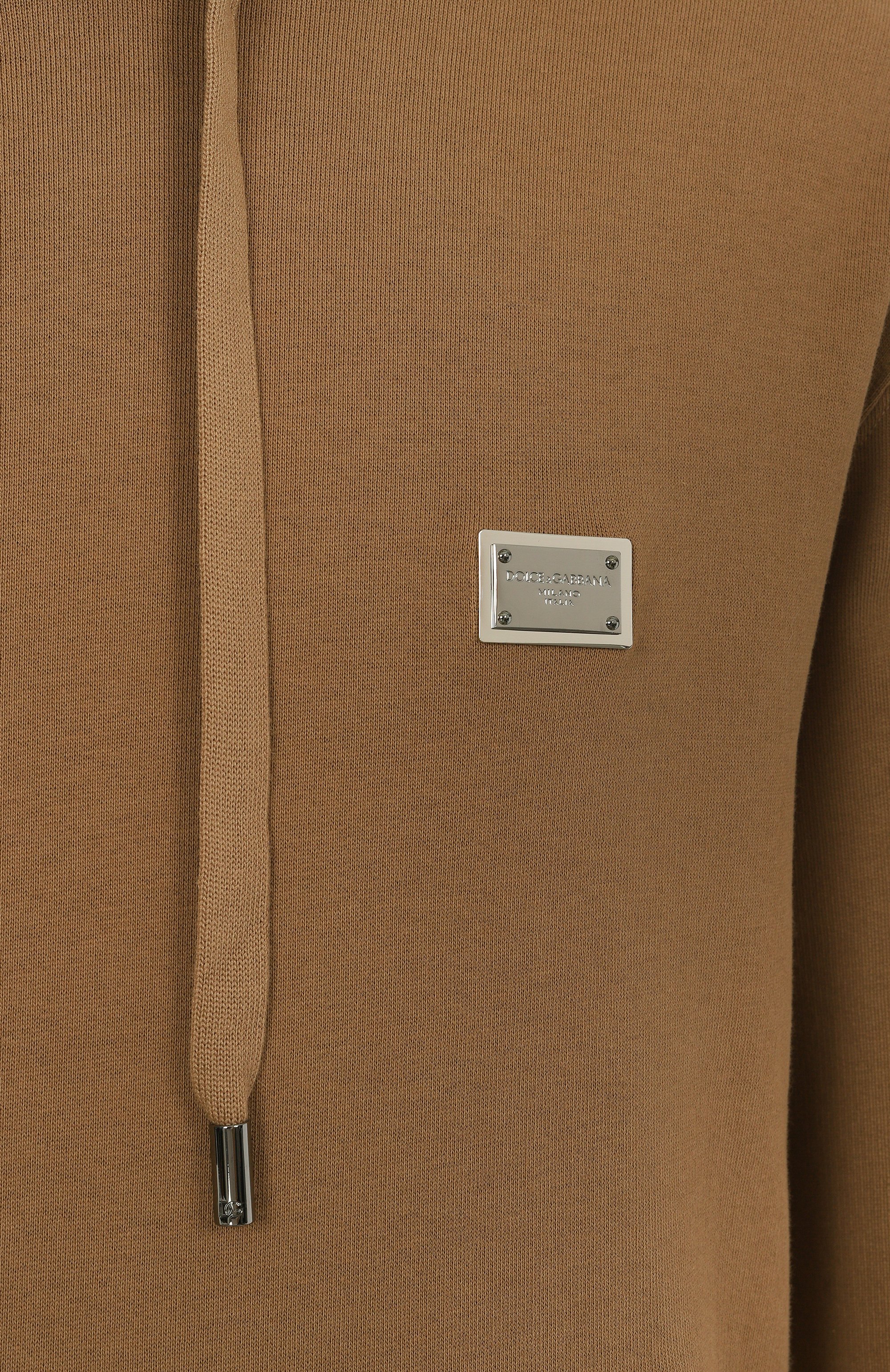 Хлопковое худи DOLCE & GABBANA, арт. G9BGPT/G7N7B, фото 6