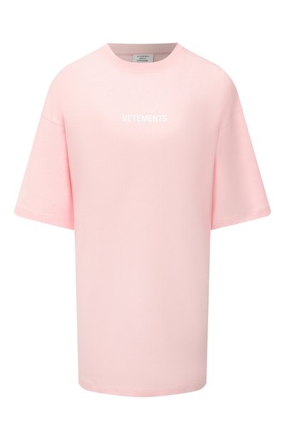 Женская хлопковая футболка VETEMENTS, арт. UE52TR120P 1602/W