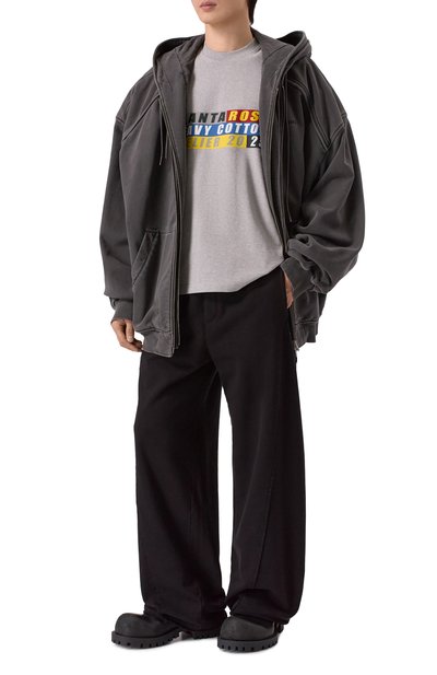 Хлопковая футболка PLANTA ROSA, арт. PR/T02/HEAVY-COTTON/300VELVET