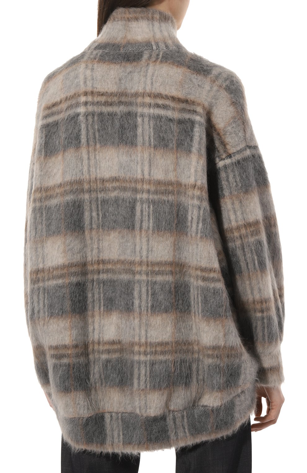 Куртка из шерсти и кашемира BRUNELLO CUCINELLI серого цвета по цене 738000 руб., арт. M2I186006, фото 4 Куртка из шерсти и кашемира BRUNELLO CUCINELLI, арт. M2I186006, фото 4