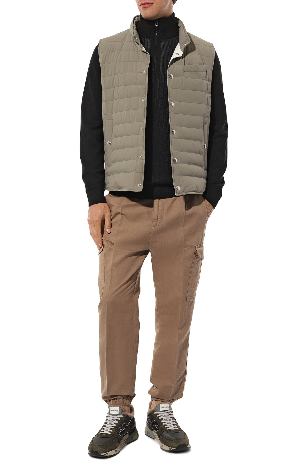 Свитер из шерсти и хлопка BOSS, арт. 50495404, фото 2