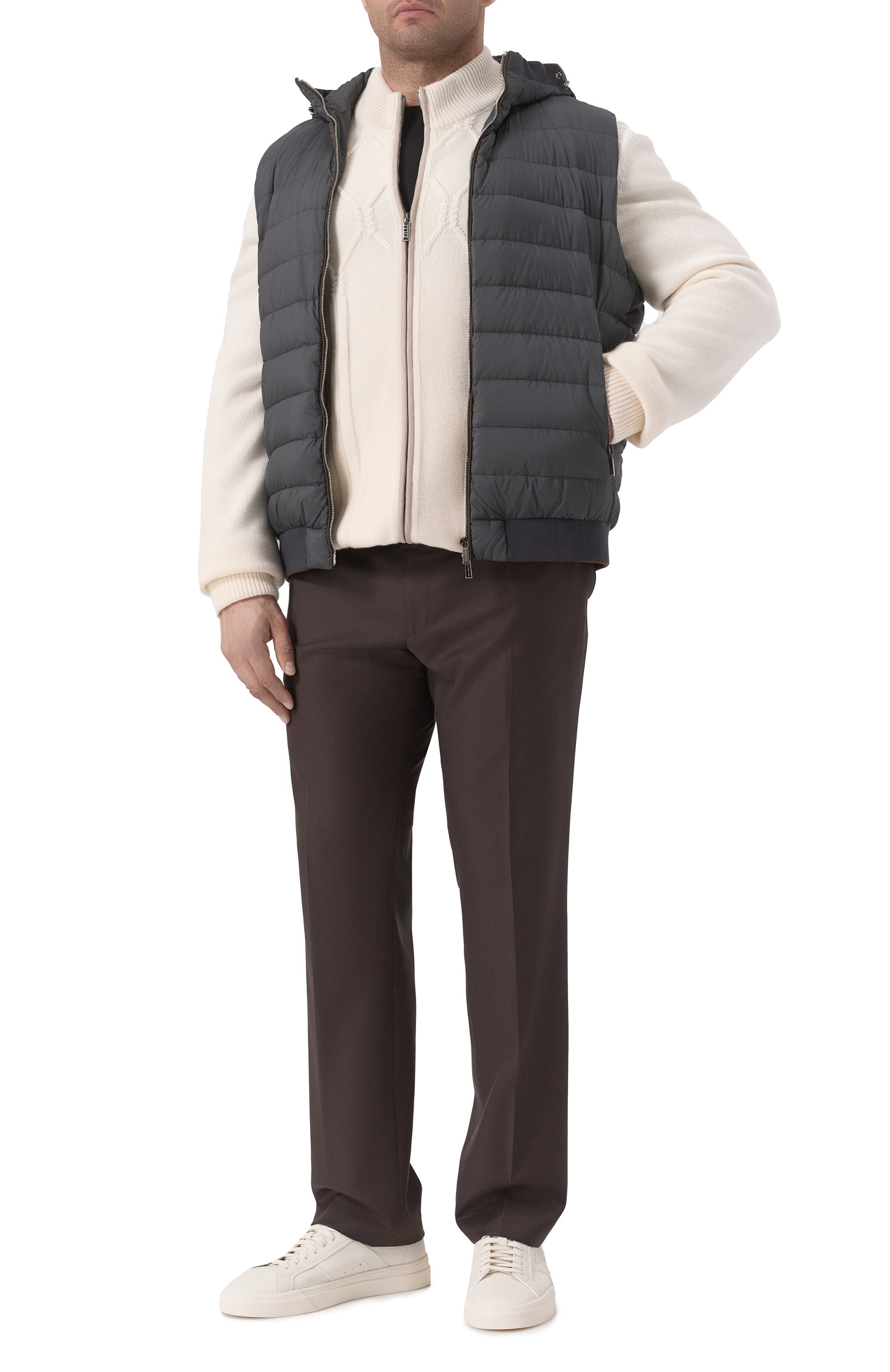 Пуховый жилет norm-s3l MOORER, арт. N0RM-S3L_66-68, фото 2