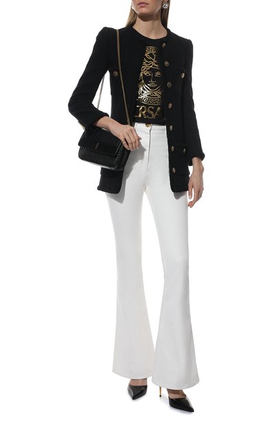 Хлопковая футболка VERSACE, арт. 1004152/1A00769, фото 2