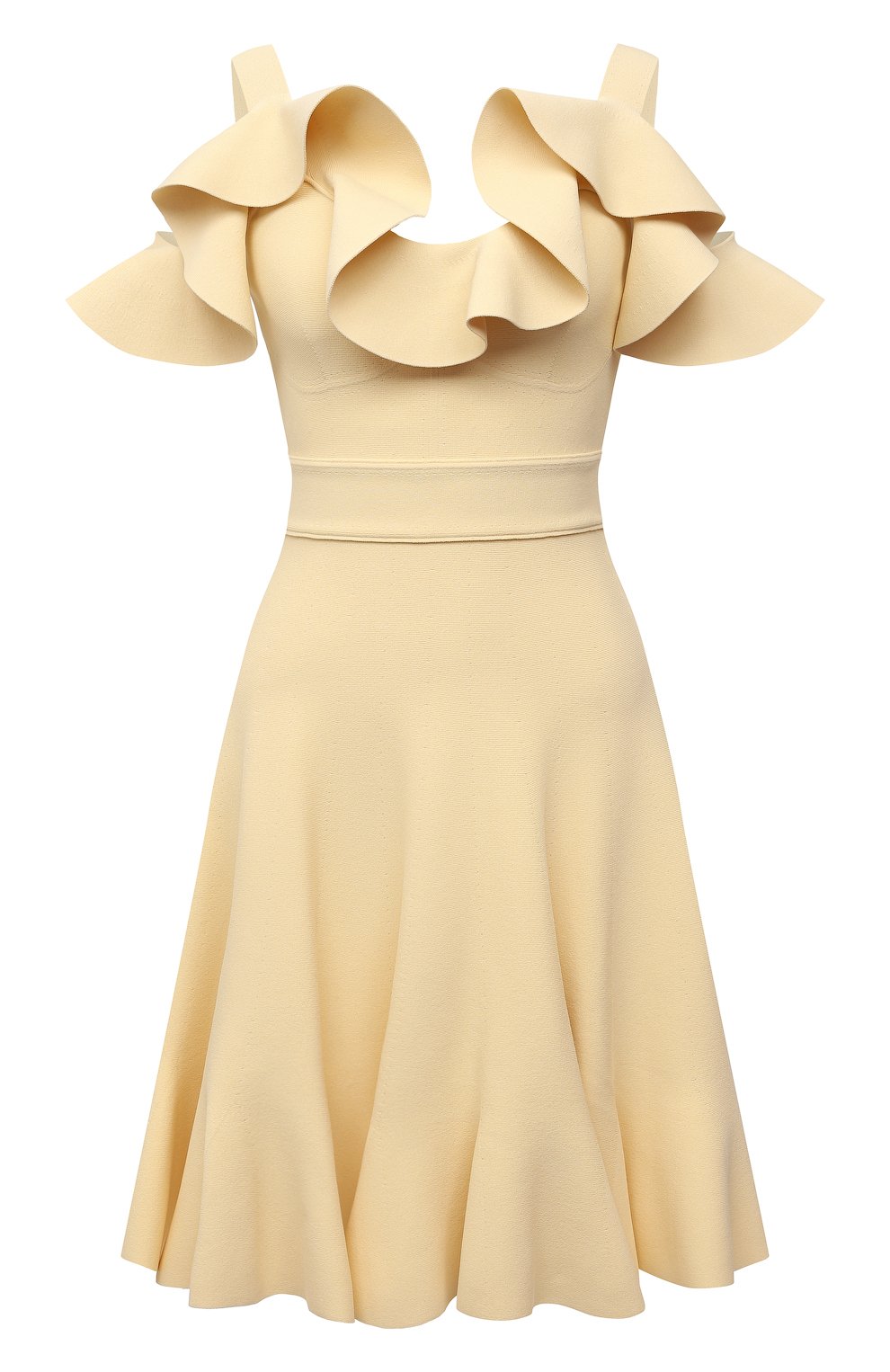 Платье из вискозы ALEXANDER MCQUEEN, арт. 659362/Q1ATV, фото 1