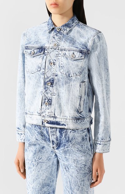 Джинсовая куртка RAG AND BONE голубого цвета по цене 39950 руб., арт. WDD20S1412B1RE, фото 3 Джинсовая куртка RAG AND BONE, арт. WDD20S1412B1RE, фото 3