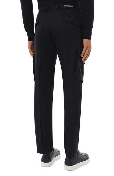 Шерстяные брюки-карго CORNELIANI, арт. 944L02-9418111, фото 4