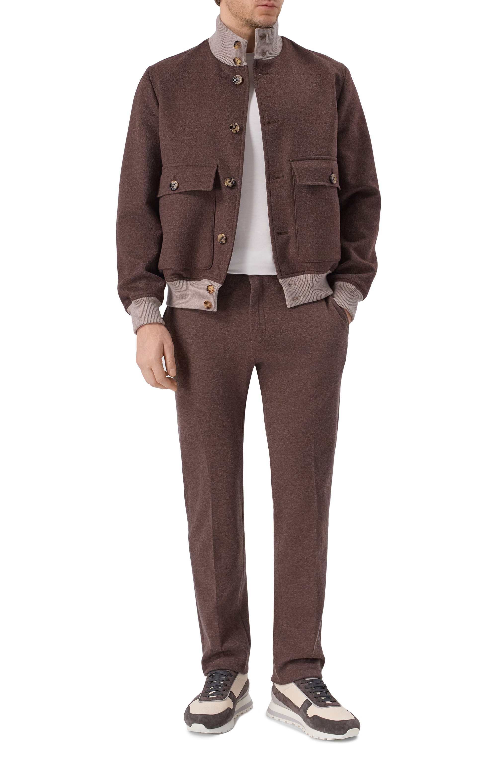 Брюки из хлопка и кашемира STEFANO RICCI, арт. M1T5300174/TE3001, фото 2