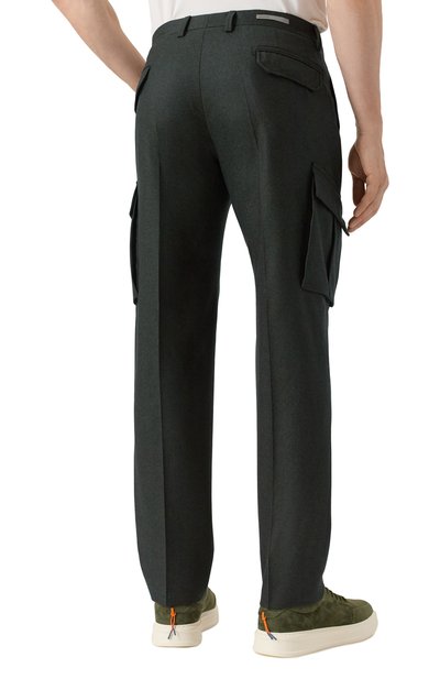 Шерстяные брюки-карго CORNELIANI, арт. 264L02-2618111, фото 4