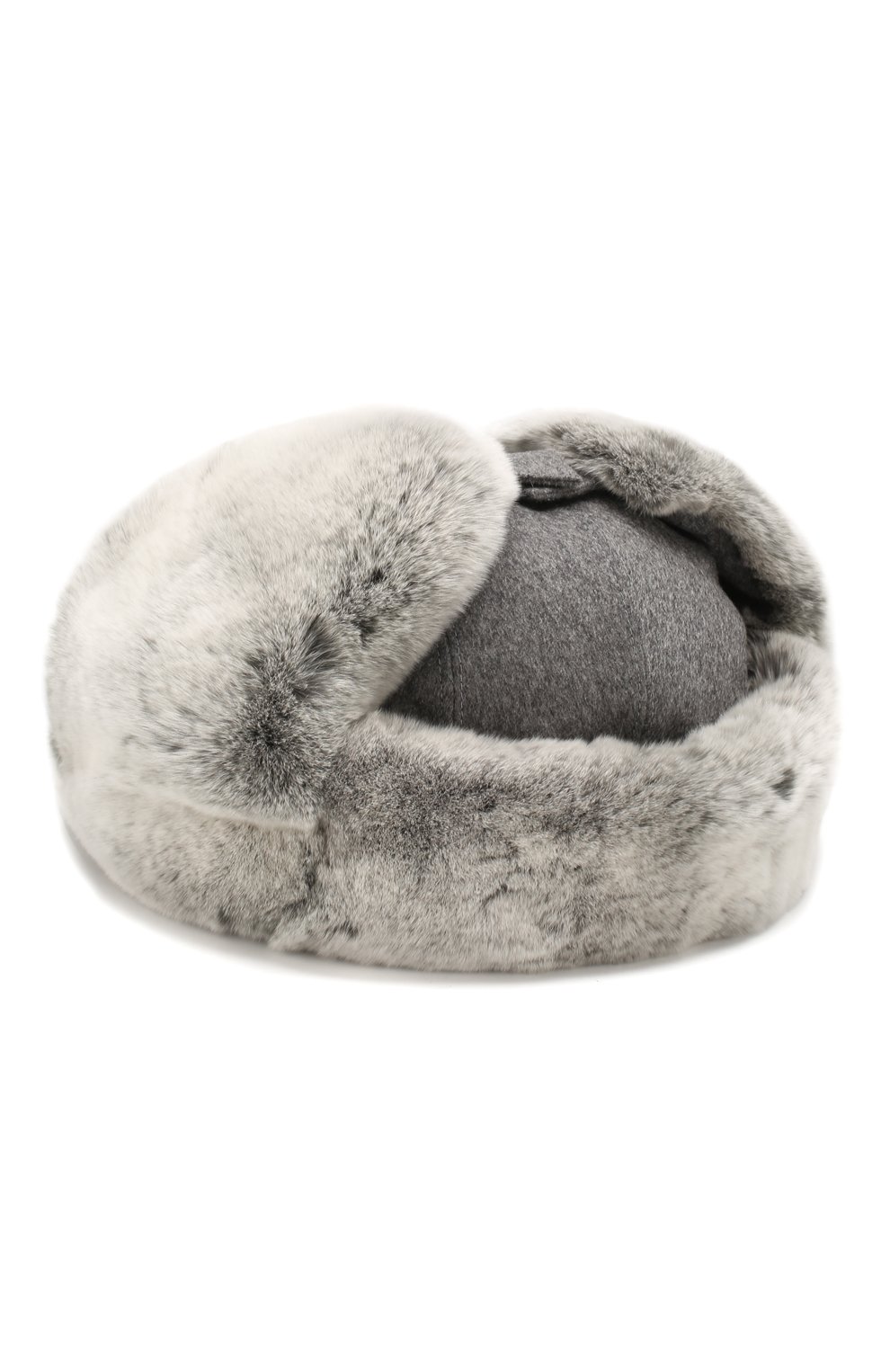 Кашемировая шапка с мехом кролика ZEGNA, арт. Z6I22/B2H, фото 2