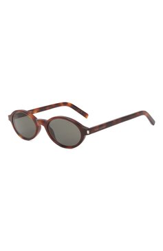 Женские солнцезащитные очки SAINT LAURENT коричневого цвета, арт. SL 751 JEANNE 003 | Фото 1 (Нос: Не проставлено; Региональные ограничения белый список (Axapta Mercury): Не проставлено; Тип очков: С/з; Материал: Пластик; Оптика Гендер: оптика-женское; Очки форма: Овальные)