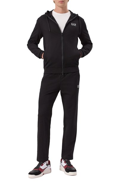 Кожаные кеды EA7, арт. X8X187/XK402, фото 2