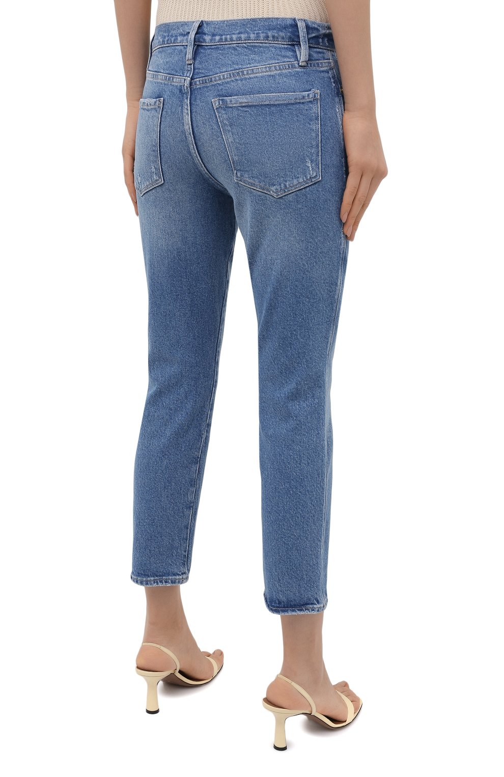 Джинсы FRAME DENIM синего цвета по цене 25600 руб., арт. LPXSY118, фото 4 Джинсы FRAME DENIM, арт. LPXSY118, фото 4