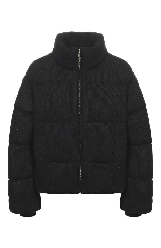 Пуховик из шерсти и кашемира Addicted MK116.1-1 Чёрный MK116.1-1