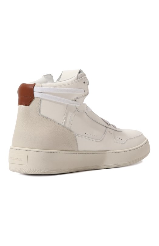Кожаные кеды Luol Hi Top A-COLD-WALL Кремовый, фото 5