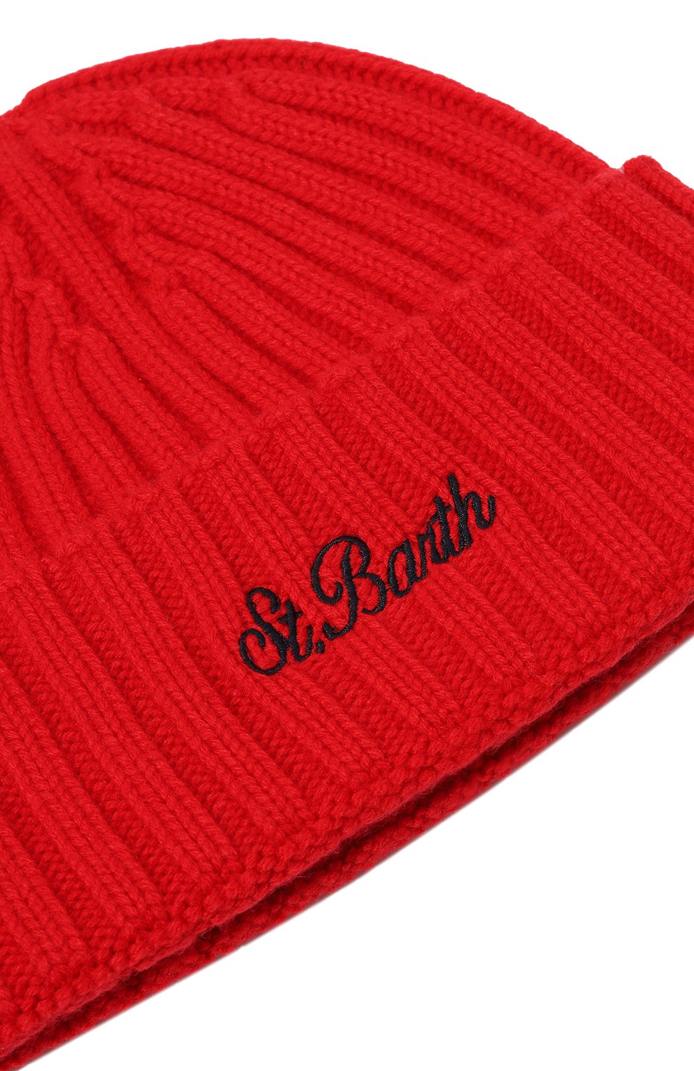 Шапка из шерсти и вискозы MC2 SAINT BARTH красного цвета по цене 7995 руб., арт. STBK WENGEN JR/00032G, фото 3 Шапка из шерсти и вискозы MC2 SAINT BARTH, арт. STBK WENGEN JR/00032G, фото 3
