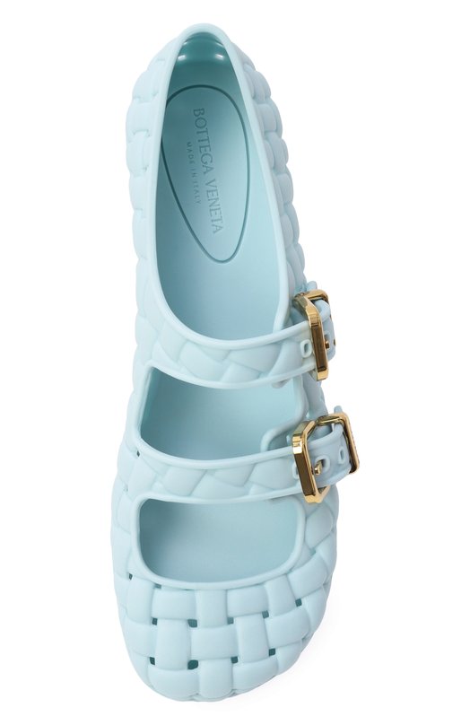 Резиновые балетки Amy Bottega Veneta 796577/V4A11 Голубой  796577/V4A11 Фото 6