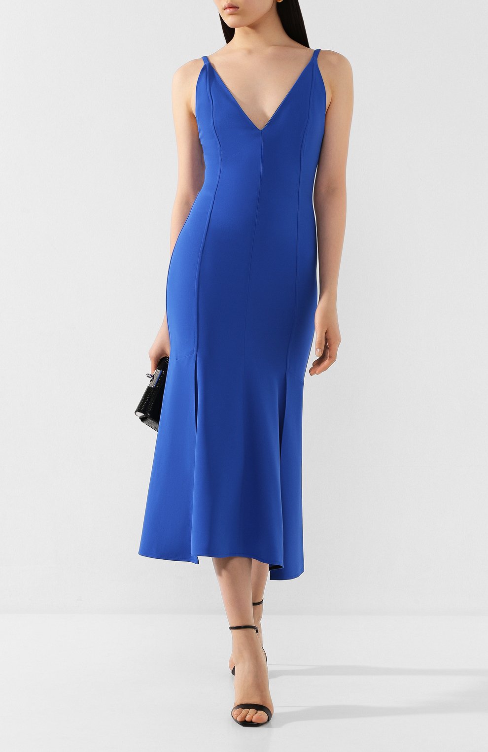 Платье VICTORIA BECKHAM синего цвета по цене 167500 руб., арт. 1120WDR000805A, фото 2 Платье VICTORIA BECKHAM, арт. 1120WDR000805A, фото 2