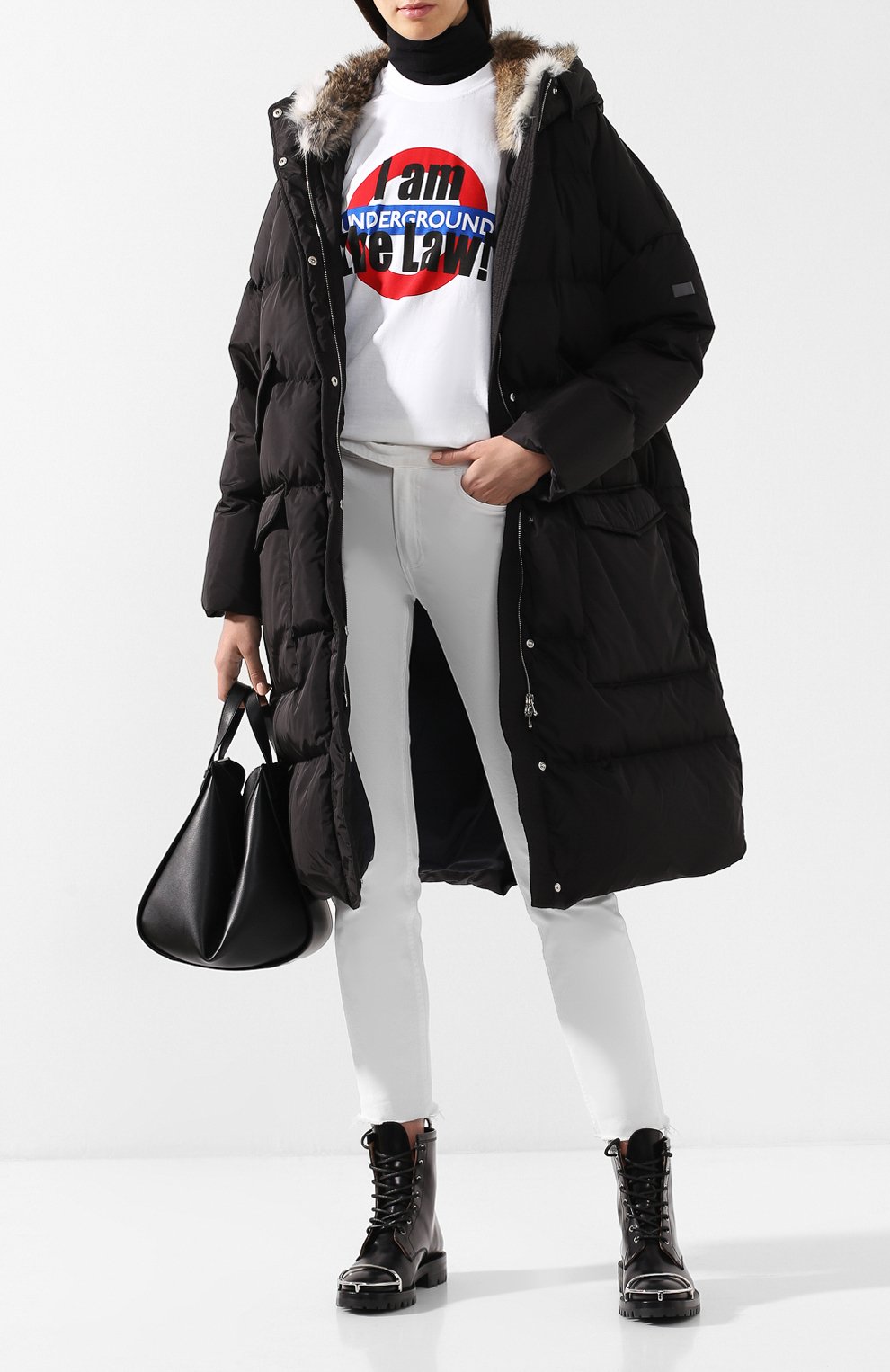 Пуховик с меховой отделкой капюшона LEMPELIUS, арт. 3000/276R, фото 2