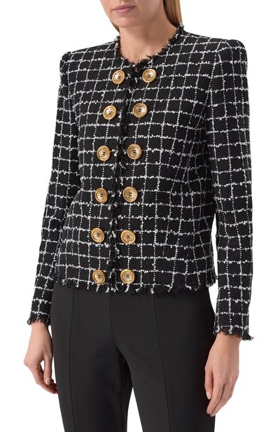Твидовый жакет BALMAIN, арт. GF1SM509/XL62, фото 3