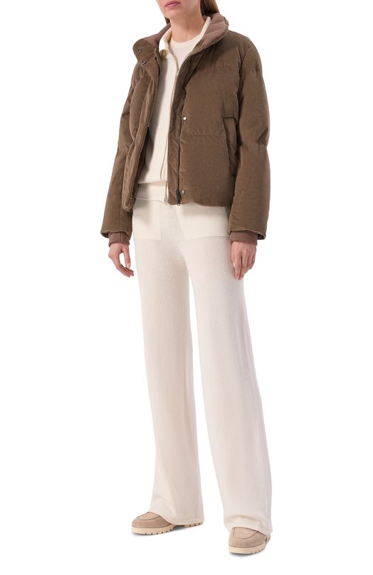 Вельветовый пуховик MVST M25.1MW.0013/5180 Бежевый  M25.1MW.0013/5180 Фото 2