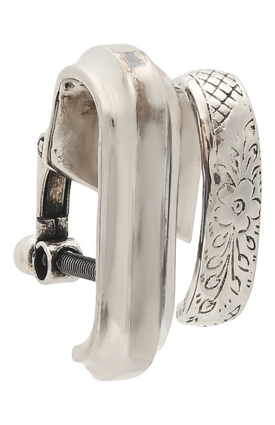Кафф ALEXANDER MCQUEEN серебряного цвета по цене 44850 руб., арт. 668114/J160Y, фото 3 Кафф ALEXANDER MCQUEEN, арт. 668114/J160Y, фото 3