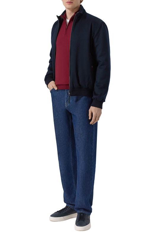 Шерстяной джемпер BOSS 50528300 Бордовый  50528300 Фото 2