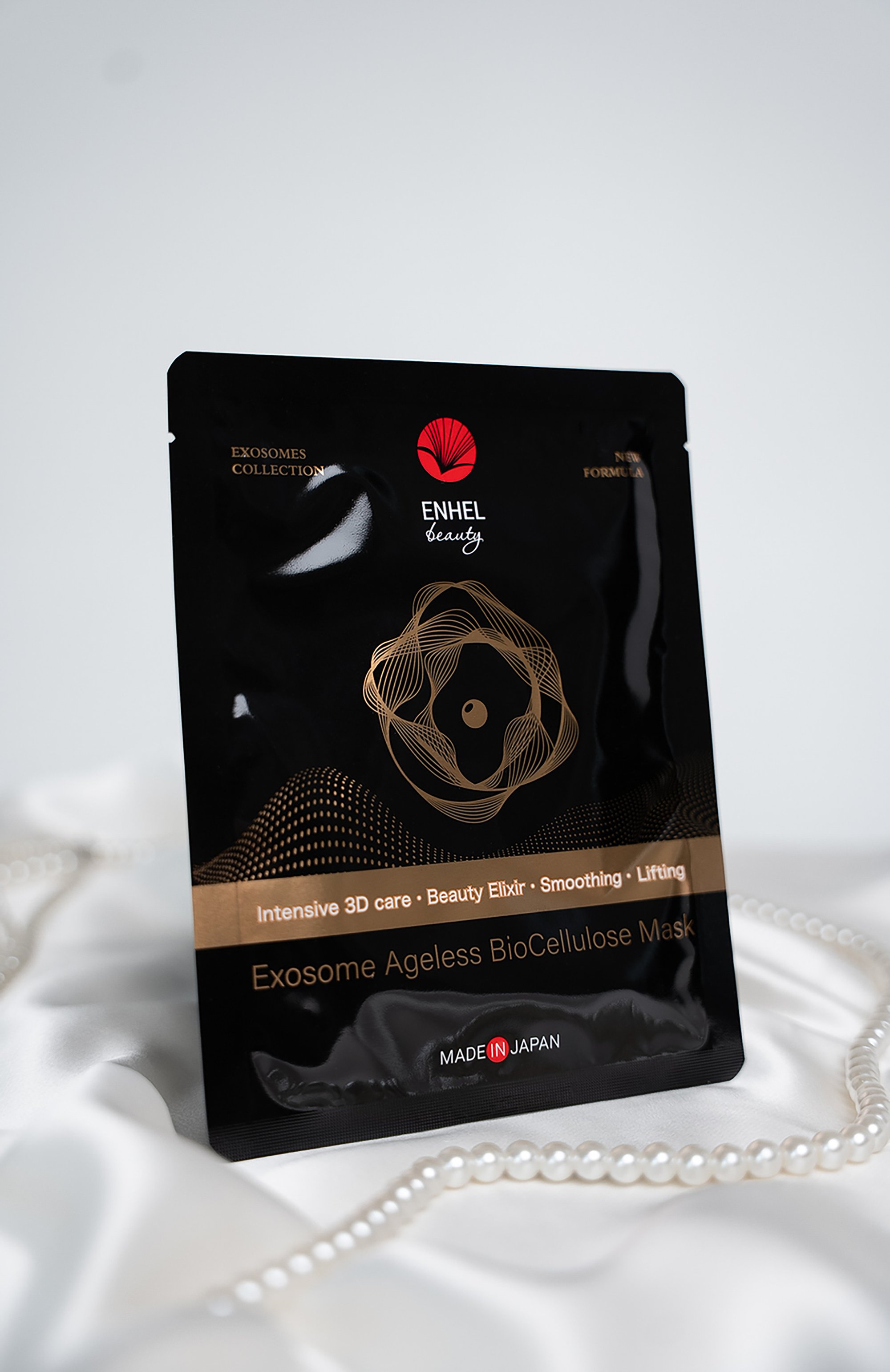 Маска для лица с зеленой икрой (1шт.) ENHEL BEAUTY, арт. 4589449701601, фото 3