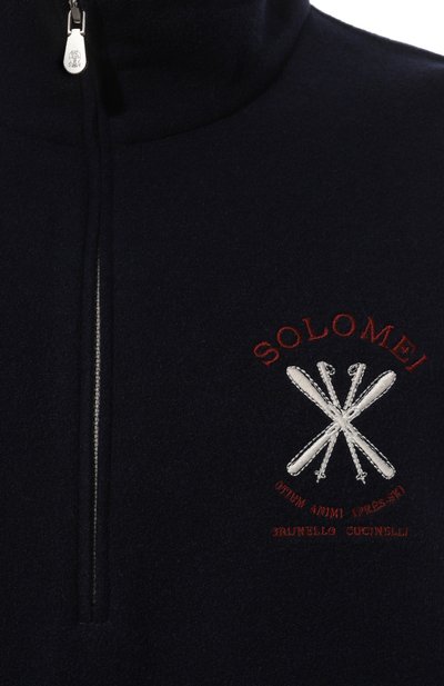Свитшот из кашемира и хлопка BRUNELLO CUCINELLI, арт. MM818B2230, фото 5