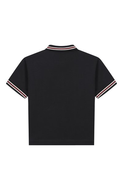 Хлопковое поло EMPORIO ARMANI темно-синего цвета по цене 12400 руб., арт. EB001381/AF13715, фото 2 Хлопковое поло EMPORIO ARMANI, арт. EB001381/AF13715, фото 2