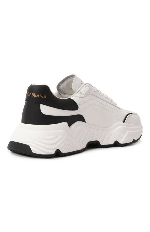 Кожаные кроссовки Daymaster Dolce & Gabbana CS1791/AX589 Белый  CS1791/AX589 Фото 5