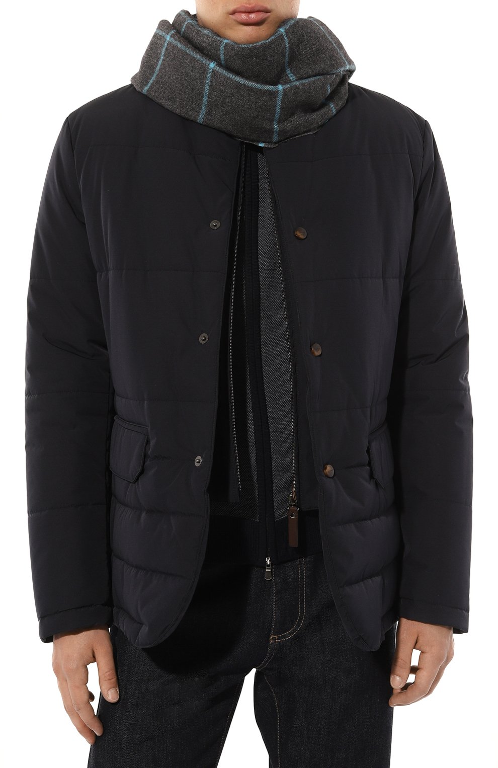 Шарф из шелка и кашемира PIACENZA CASHMERE 1733, арт. 83495/45, фото 2