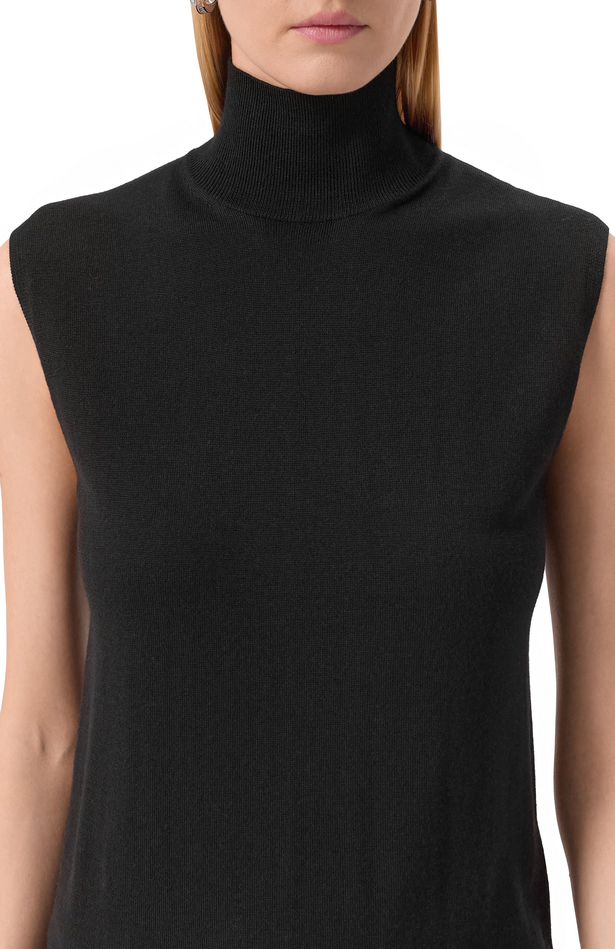 Топ из шерсти и шелка TOTEME, арт. 254-WRT0477-YA0190, фото 5