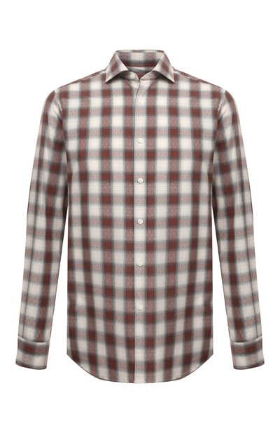 Мужская хлопковая рубашка ZEGNA, арт. UCX21A6/SRF5