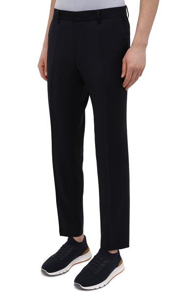 Шерстяные брюки BOSS, арт. 50469174, фото 3