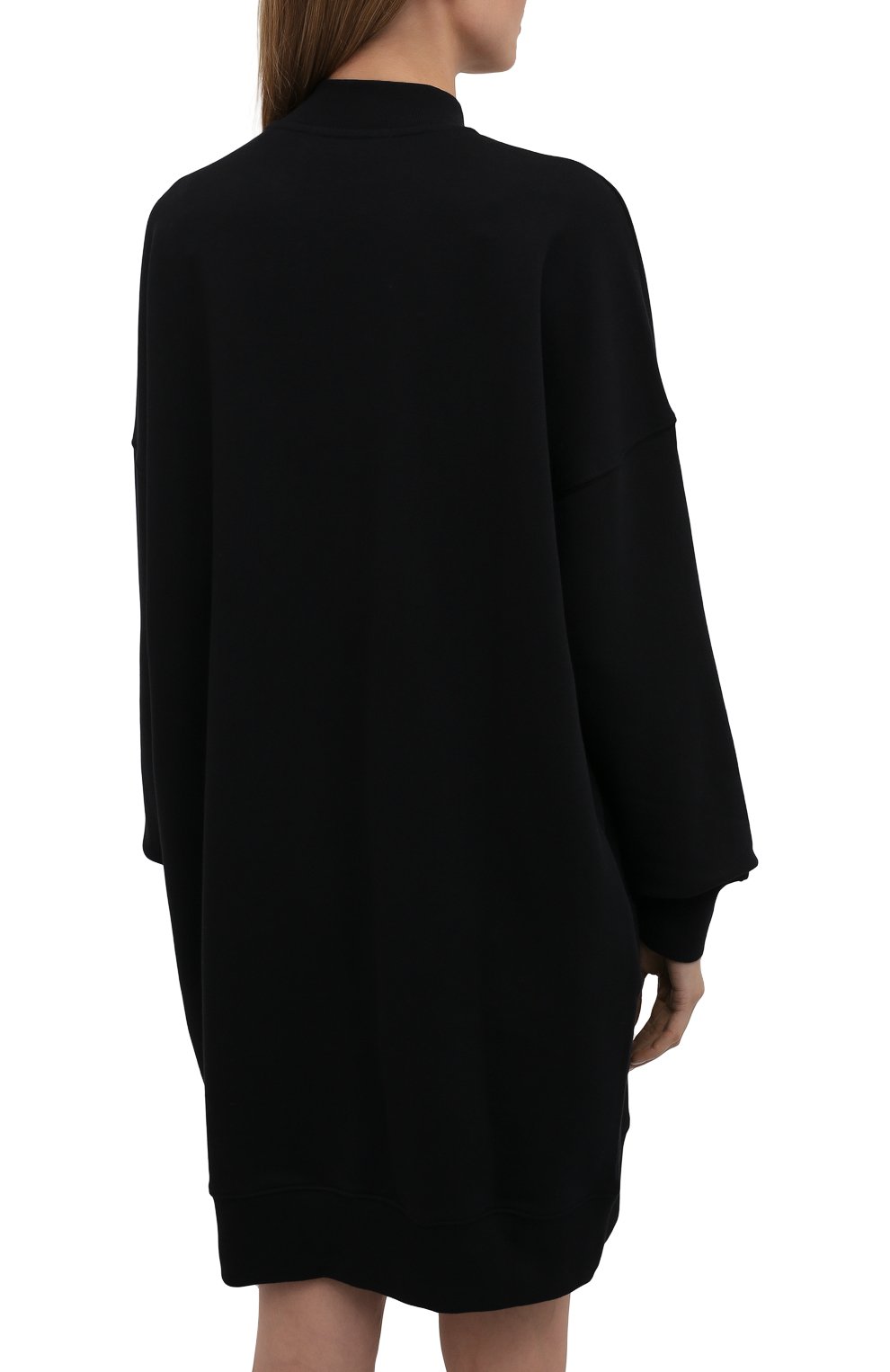 Хлопковое платье MSGM черного цвета по цене 32150 руб., арт. 3141MDA511 217799, фото 4 Хлопковое платье MSGM, арт. 3141MDA511 217799, фото 4