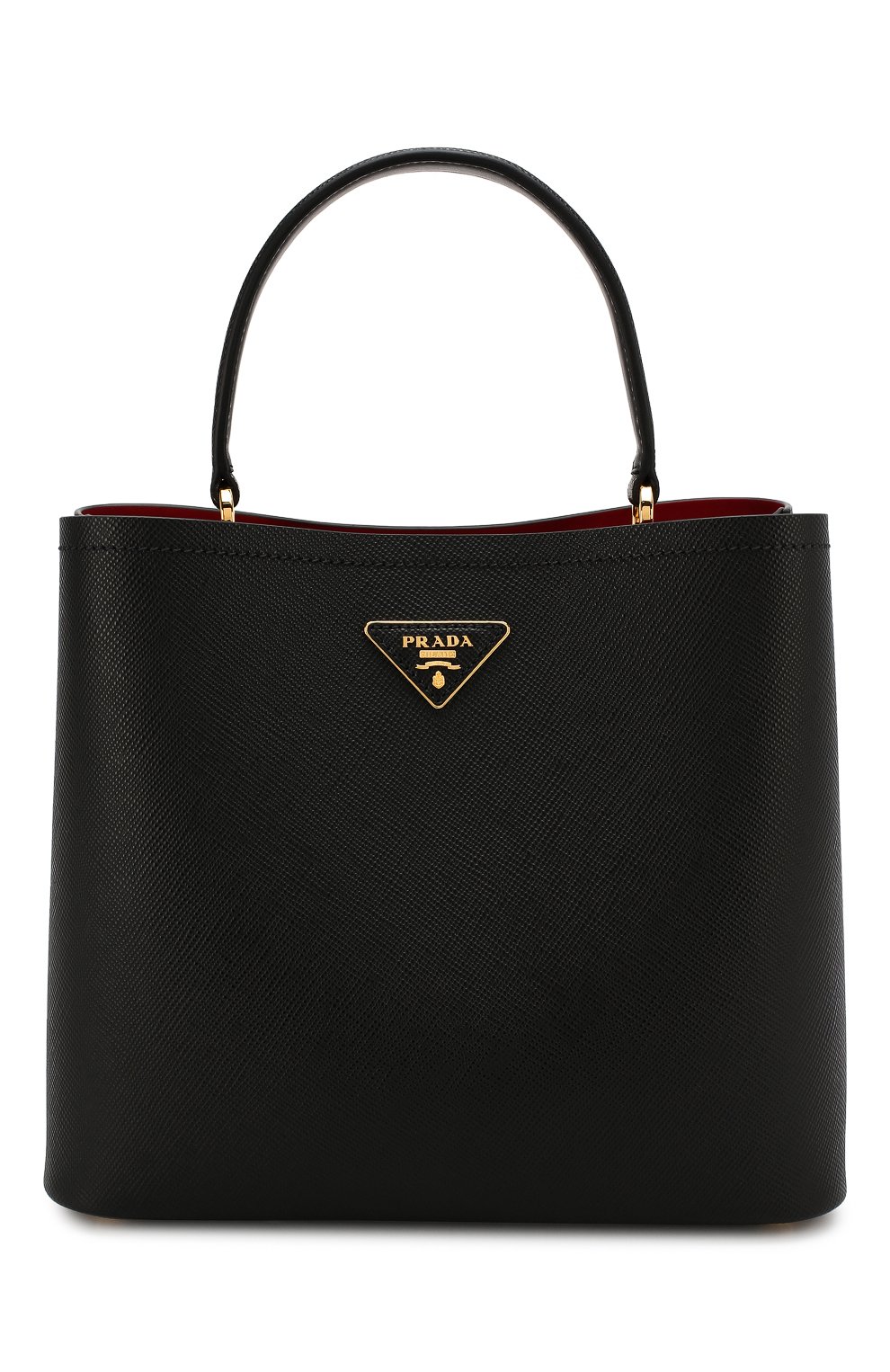 Сумка panier PRADA черного цвета по цене 210000 руб., арт. 1BA211-2ERX-F0LJ4-OOO, фото 1 Сумка panier PRADA, арт. 1BA211-2ERX-F0LJ4-OOO, фото 1