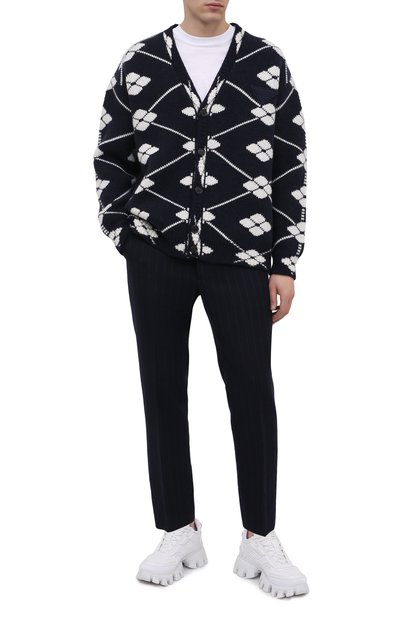 Кардиган из шерсти и кашемира PRADA, арт. UMG094-1ZNN-F057L-212, фото 2