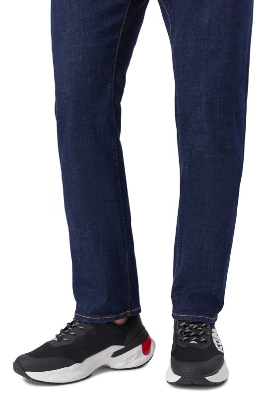 Текстильные кроссовки Faster Dsquared2 SNM0450/59203115 Чёрно-белый  SNM0450/59203115 Фото 3
