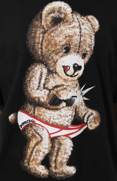 Хлопковая футболка DOMREBEL черного цвета по цене 15400 руб., арт. SNAP (CARRY-0VER)/T-SHIRT, фото 5 Хлопковая футболка DOMREBEL, арт. SNAP (CARRY-0VER)/T-SHIRT, фото 5