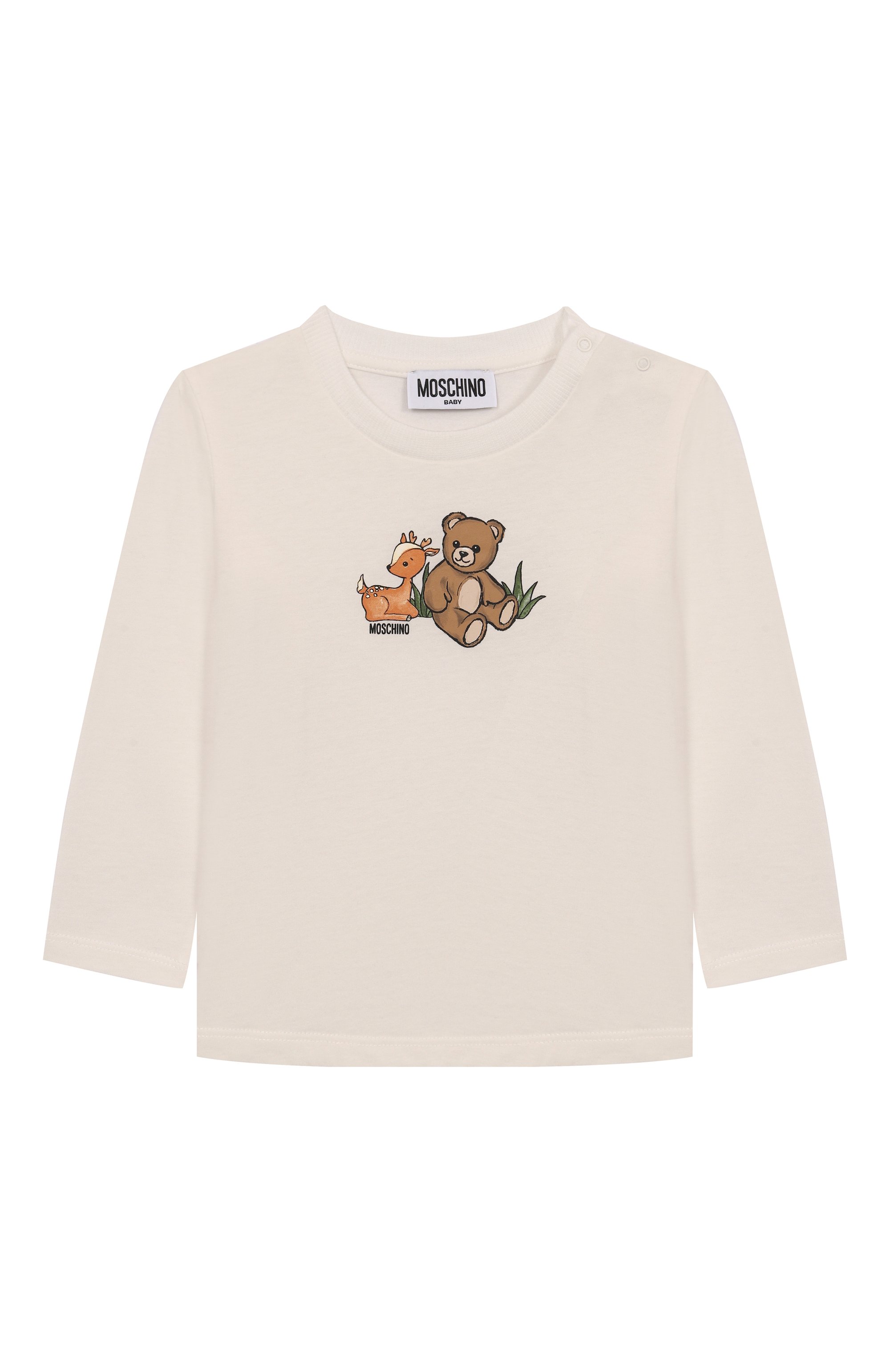 Хлопковый лонгслив MOSCHINO, арт. MU0018/LAA10, фото 1