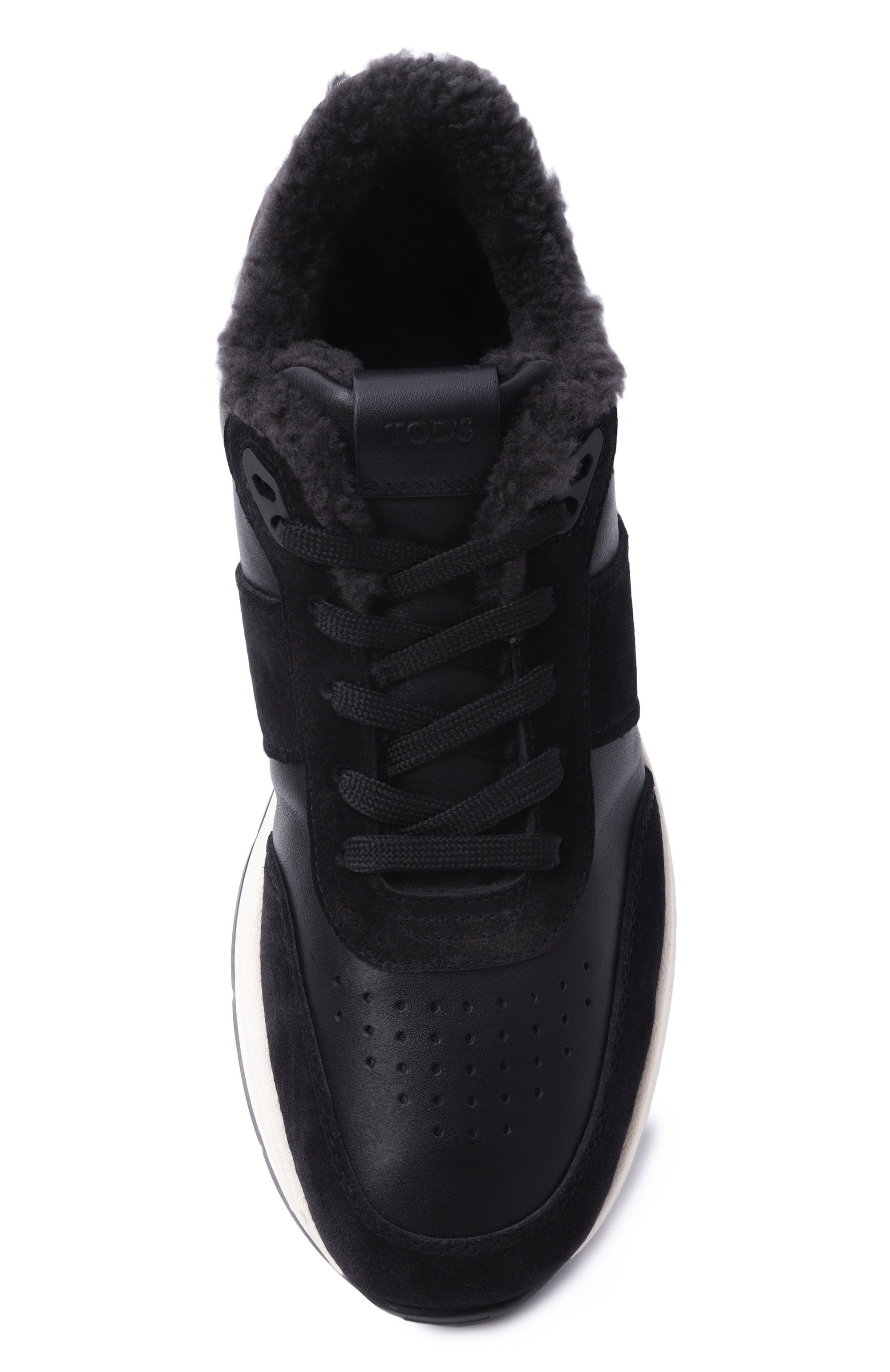 Кожаные кроссовки TOD’S, арт. XXM63K0GT81BKB, фото 6