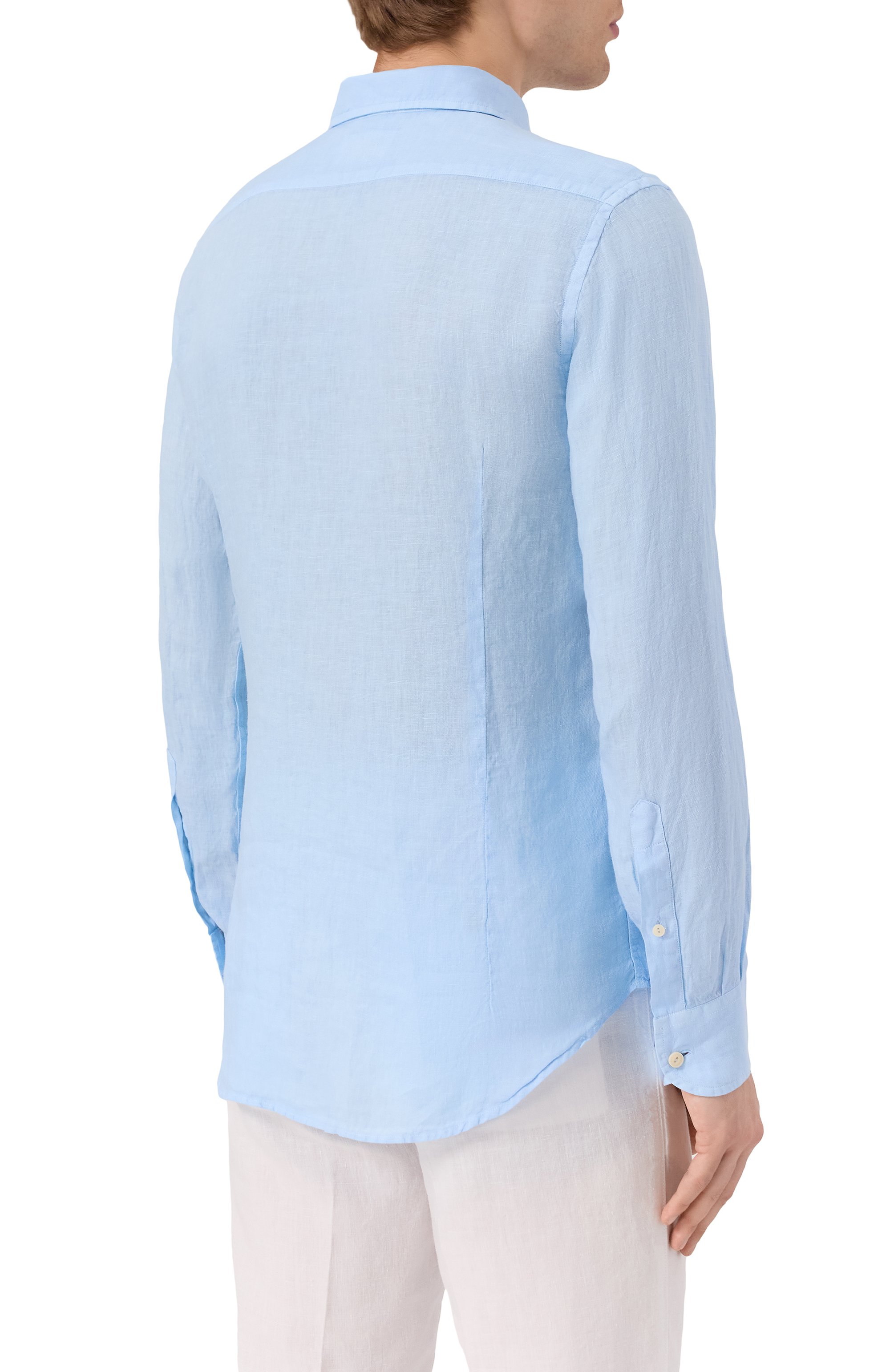 Льняная рубашка MC2 SAINT BARTH, арт. STBM CUBA/00318H, фото 4