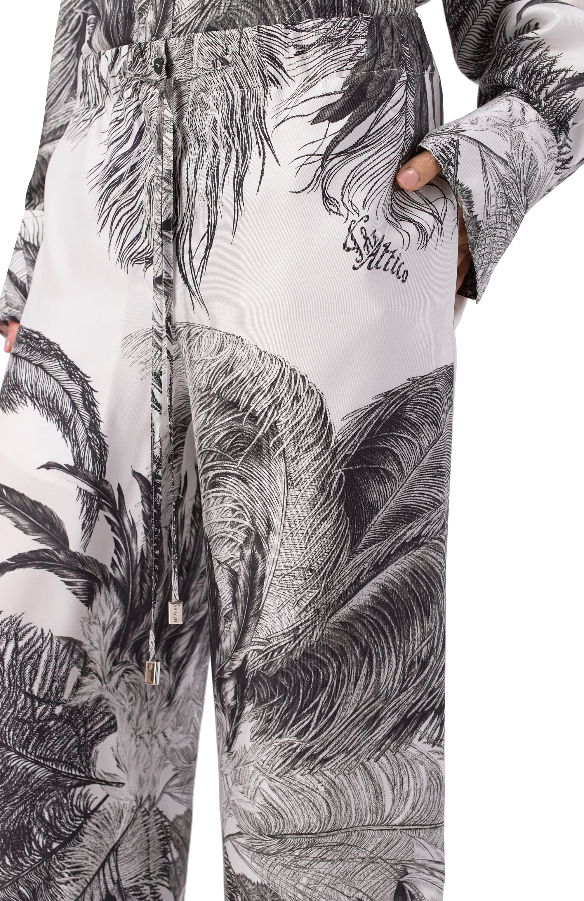 Шелковые брюки THE ATTICO, арт. 260WCP00258/SSS026PR, фото 5