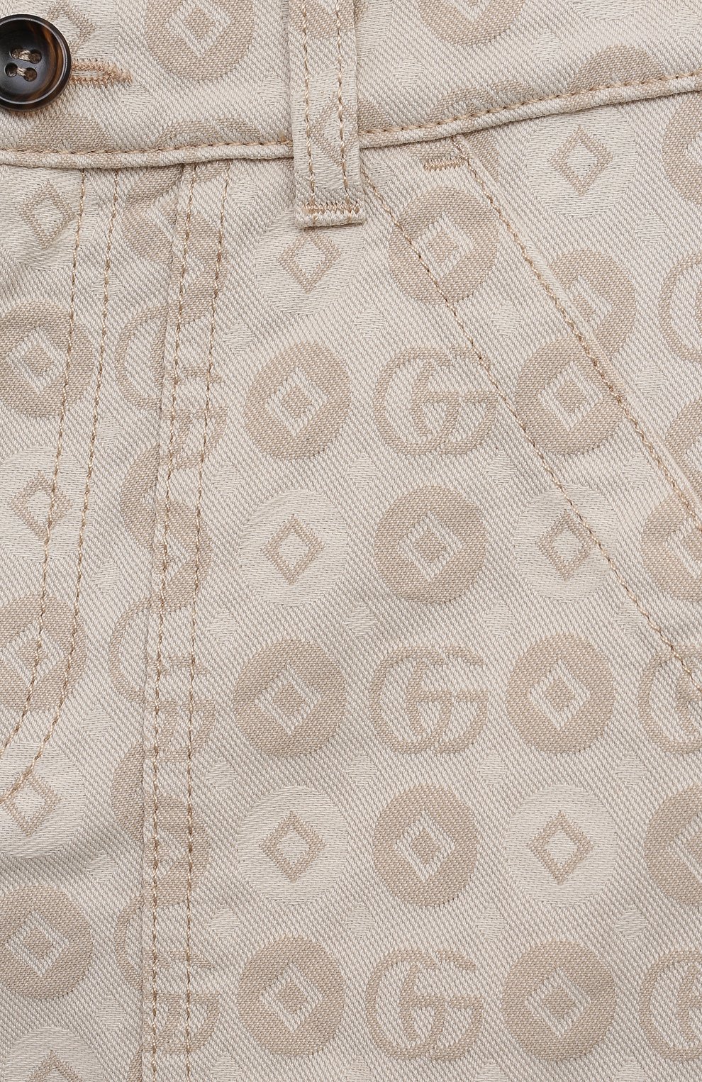 Хлопковые брюки GUCCI, арт. 692194/XDB8R, фото 3
