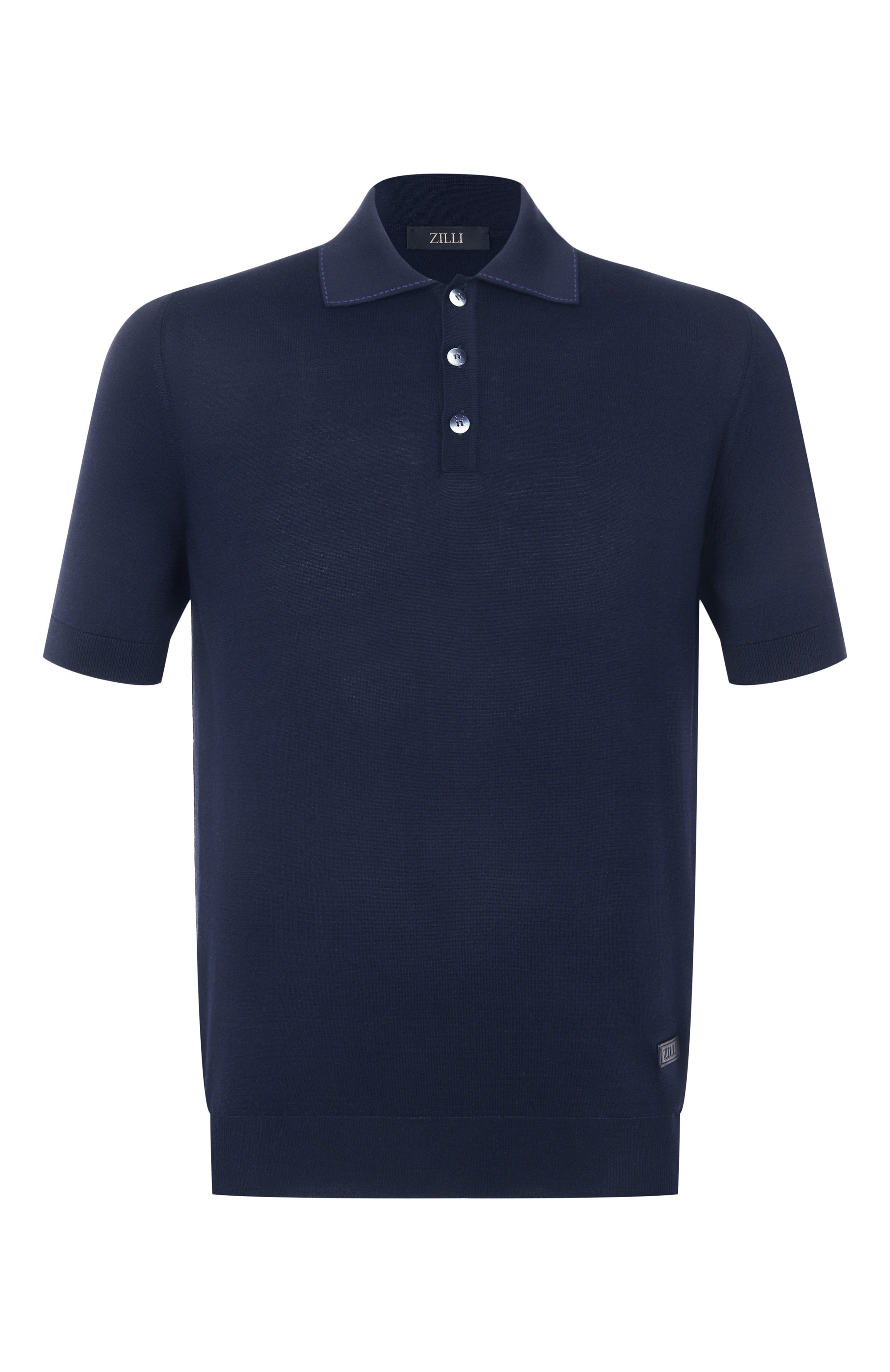 Поло из хлопка и шелка ZILLI, арт. KBP002M0142VRIS00, фото 1