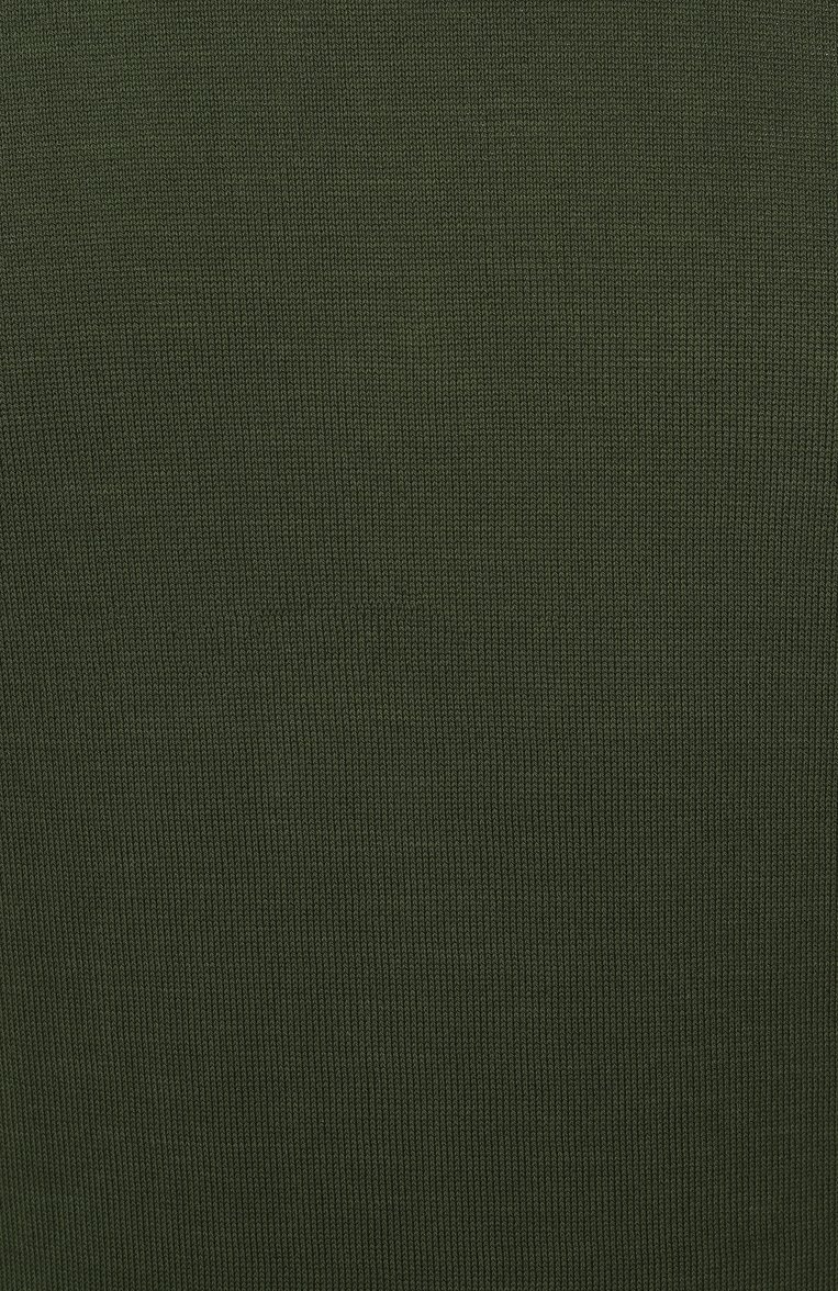 Мужской хлопковый джемпер CANALI хаки цвета, арт. C0719/MK00145 | Фото 6 (Материал внешний: Хлопок; Автоматизация ТО: Проставлено; Длина (для топов): Стандартные; Рукава: Короткие; Автоматизация состава: Проставлено; Принт: Без принта; Вырез: Круглый; Мужское Кросс-КТ: Джемперы; Стили: Кэжуэл; Детали: Без декора)