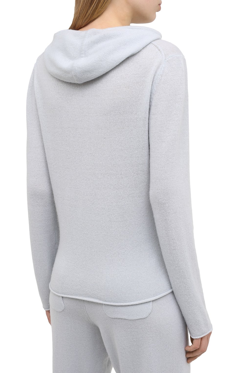 Кашемировый кардиган ARLOTTA светло-голубого цвета по цене 29250 руб., арт. 3220, фото 4 Кашемировый кардиган ARLOTTA, арт. 3220, фото 4